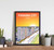 Panama City Florida City Sunset Art Print Poster