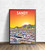 Sandy Utah City Sunset Art Print Poster