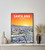 Santa Ana California City Sunset Art Print Poster