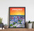 Springfield Illinois City Sunset Art Print Poster