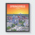 Springfield Illinois City Sunset Art Print Poster