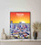 Tulsa Oklahoma City Sunset Art Print Poster