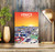 Venice California City Sunset Art Print Poster