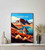 Pyramid Lake Art Print Poster