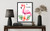 Flamingo Nursery Art Print Poster