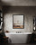 Alpaca in Bathtub in Bathtub Art Print Poster, Bathroom