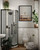 Alpaca in Bathtub in Bathtub Art Print Poster, Bathroom