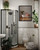 Flamingo  in Bathtub Art Print Poster, Bathroom
