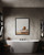 Lion in Bathtub Art Print Poster, Bathroom