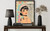 Shower Lady Art Print Poster