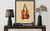 Vintage Backpack Art Print Poster