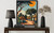 African Village  Art Print Poster