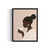 Female and Coffee Art Print Poster