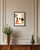 Female with Friends Art Print Poster
