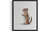 Chipmunk  Art Print  Poster