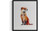 Weasel Art  Print  Poster