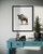 Wildebeest Art Print  Poster