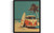 Surfboard and Bus Art Print Poster
