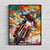 Supermoto Art Print Poster