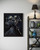 Dancing Skeleton Art Print Poster