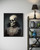 Female Skull Art Print Poster
