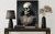 Female Skull Art Print Poster