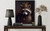 Racoon with Crown Art Print Poster
