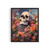 Skeleton and Flowers Art Print Poster