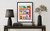 Bookshelf Art Print Poster 1