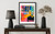 Table and Chair Art Print Poster