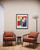 Calla Lily Flower  Vase Art Print Poster
