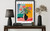 Carnation Flower Vase  Art Print Poster