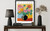 Chrysanthemum Flower  Vase Art Print Poster