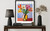 Magnolia Flower Vase Art Print Poster 1