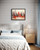 Red Skyline Art Print Poster 1