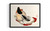 Lady in a kimono Art Print Poster