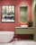 Blue Bathtub Art Print Poster