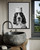 Basset Hound Art Print Poster, Toilet