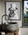 Bulldog Art Print Poster, Toilet
