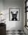 French Bulldog Art Print Poster, Toilet