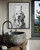 Golden Retriever Art Print Poster, Toilet