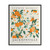 Jacksonville Florida Flower Market Art Print Poster