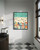 Beach Town Art Print Poster
