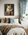 Akita Victorian Queen Art Print Poster