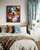 Australian Shepherd Colorful Abstract Art Print Poster
