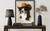 Australian Shepherd Cowboy Hat Art Print Poster