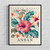 Ansan South Korea Flower Market Art Print Poster