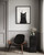 Black Cat Funny Bathroom Art Print Poster