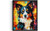 Border Collie Colorful Abstract Art Print Poster
