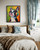 Boston Terrier Music Headphone Art Print Poster